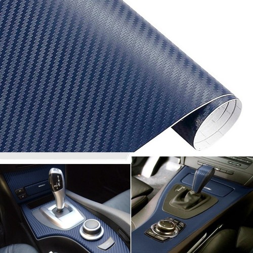 Pellicola trama carbonio blu - trama,