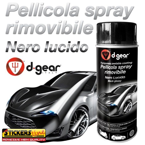 Vernice removibile nero lucido - nero,