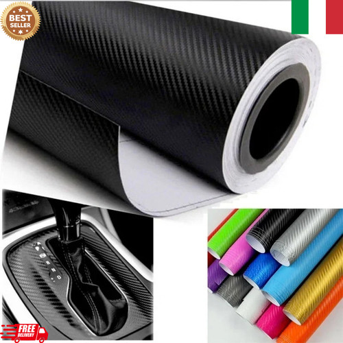 Pellicola carbonio nero - nero, nera