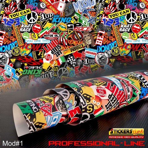 Pellicola stickers bomb car - pellicola,