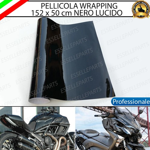 Pellicola wrapping nero lucido - pellicola,