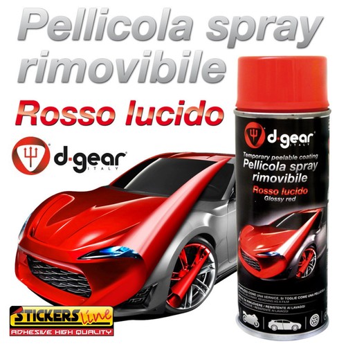 Vernice removibile rosso - removibile,