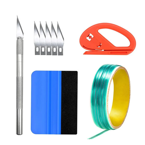 Kit 9pz attrezzi wrapping - wrapping, auto